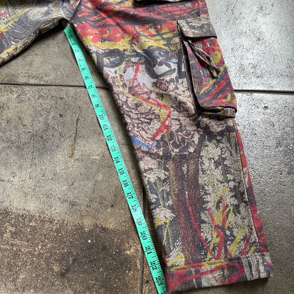 Vivienne Westwood Beautiful Samurai Cut 2019 Crazy Print Cargo Pants - Picture 3 of 13